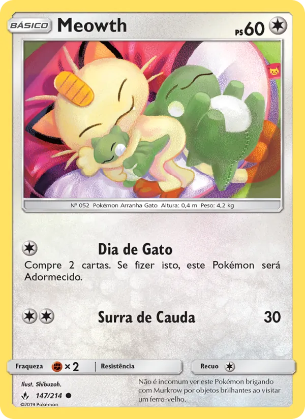 Meowth Elos Inquebráveis 147/214