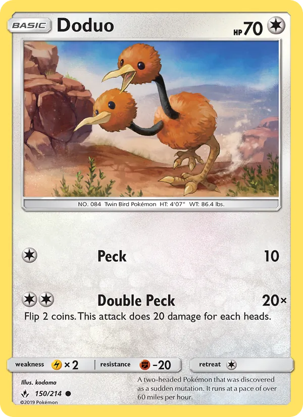 Doduo Unbroken Bonds 150/214
