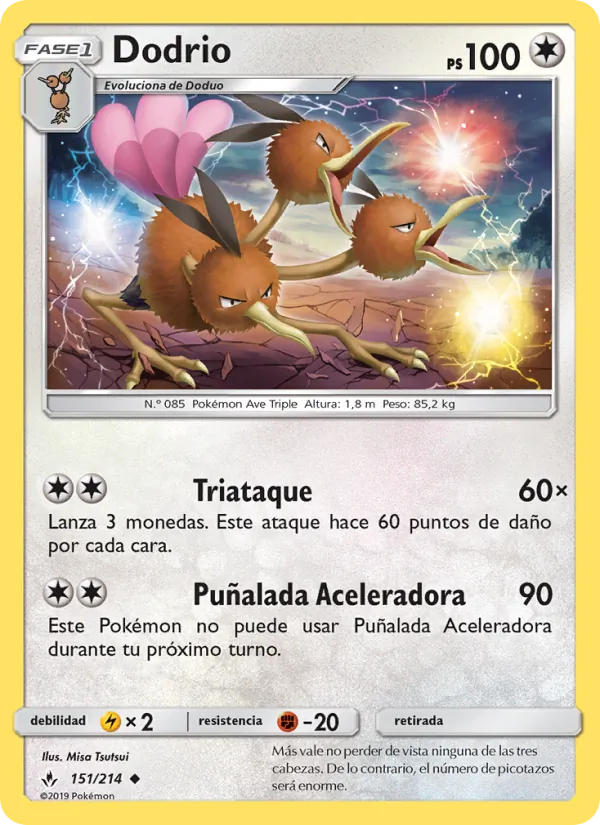 Dodrio Vínculos Indestructibles 151/214