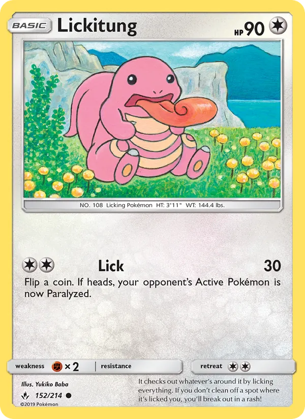 Lickitung Unbroken Bonds 152/214