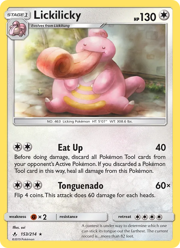 Lickilicky Unbroken Bonds 153/214