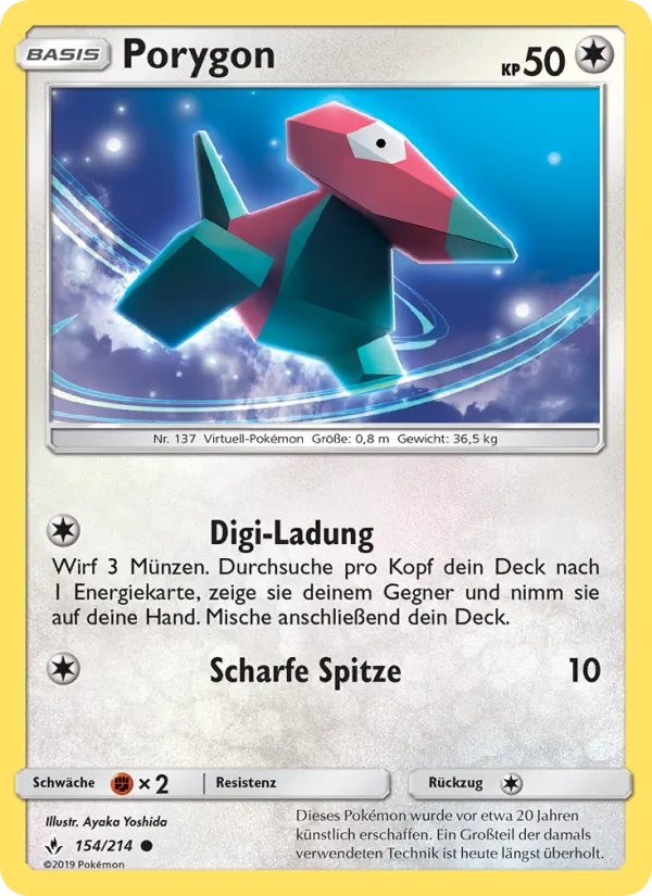 Porygon Kräfte im Einklang 154/214