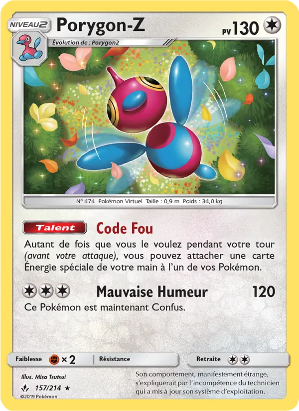 Porygon-Z Alliance Infaillible 157/214