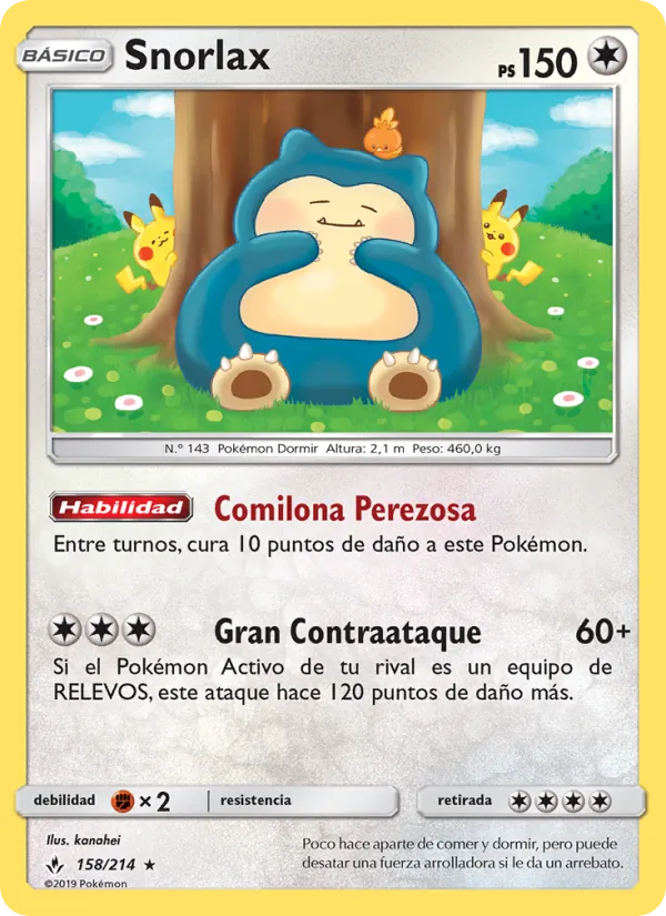 Snorlax Vínculos Indestructibles 158/214