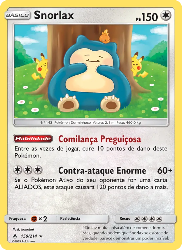 Snorlax Elos Inquebráveis 158/214