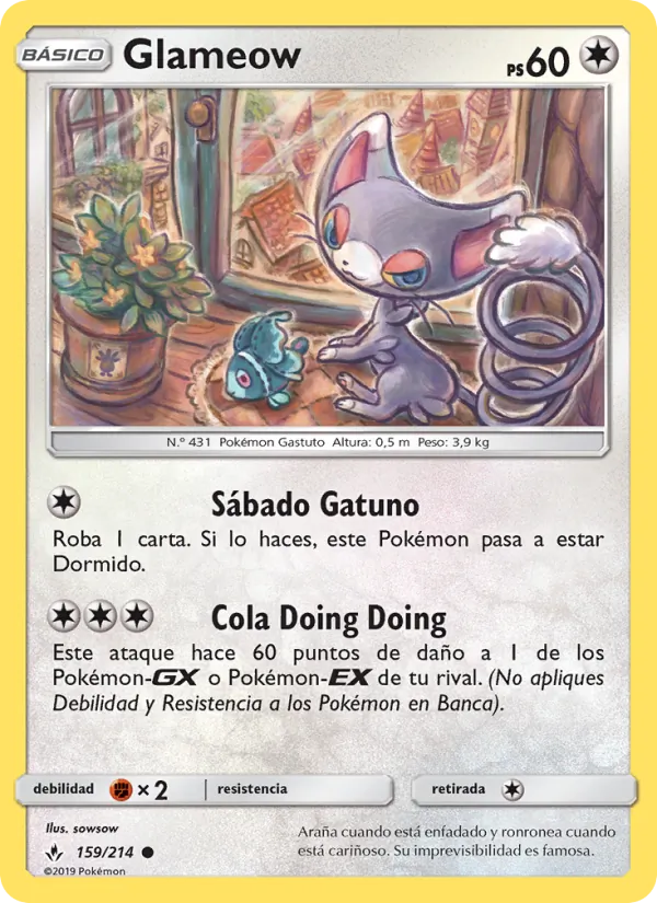 Glameow Vínculos Indestructibles 159/214