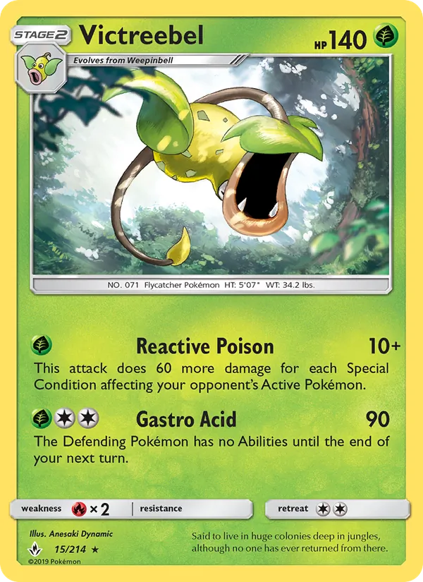 Victreebel Unbroken Bonds 15/214