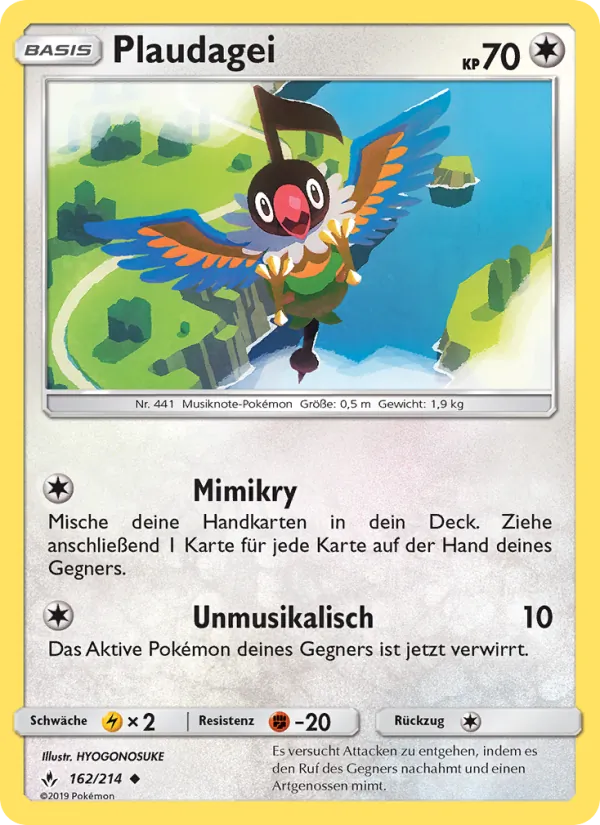 Plaudagei Kräfte im Einklang 162/214