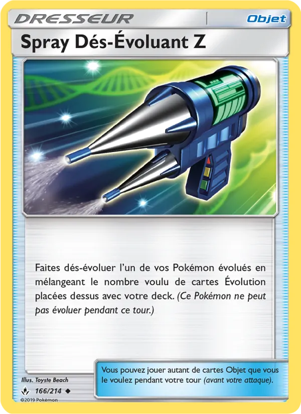 Spray Dés-Évoluant Z Alliance Infaillible 166/214