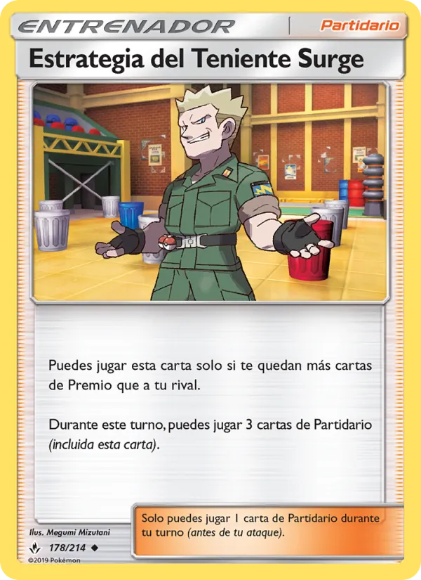 Estrategia del Teniente Surge Vínculos Indestructibles 178/214