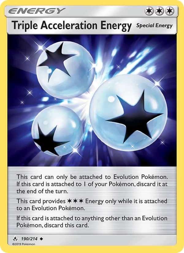 Triple Acceleration Energy Unbroken Bonds 190/214