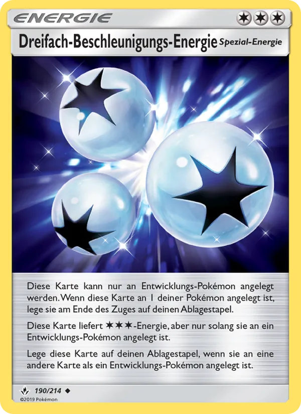 Dreifach-Beschleunigungs-Energie Kräfte im Einklang 190/214