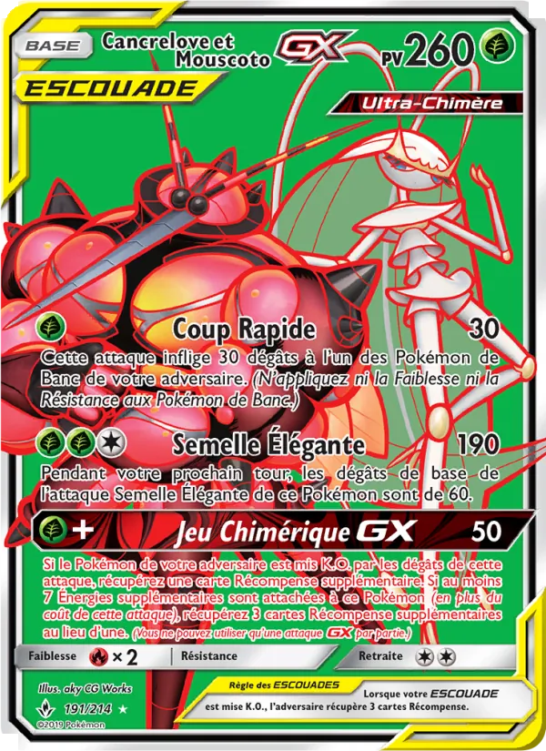 Cancrelove et Mouscoto GX Alliance Infaillible 191/214
