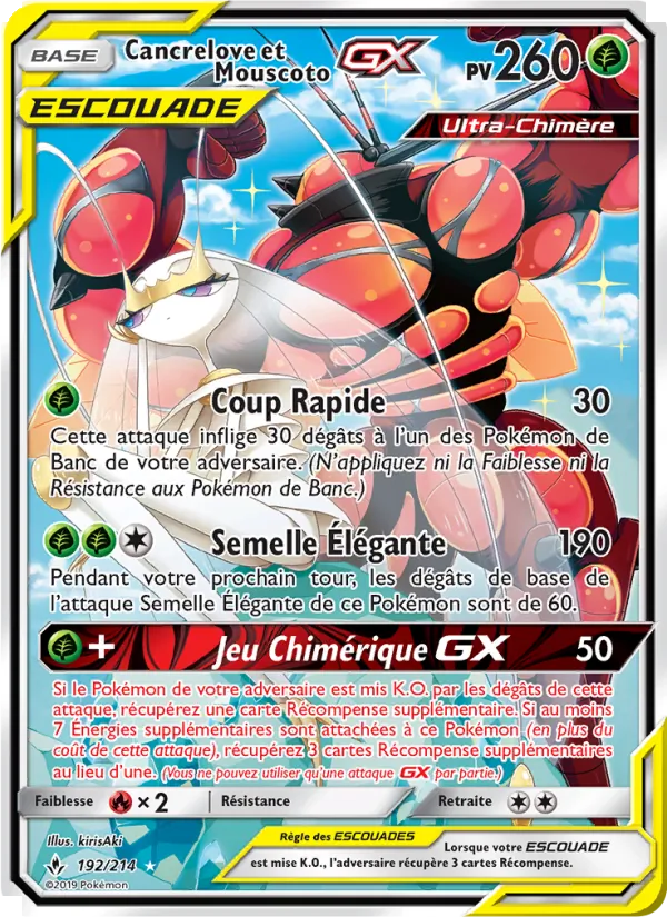 Cancrelove et Mouscoto GX Alliance Infaillible 192/214