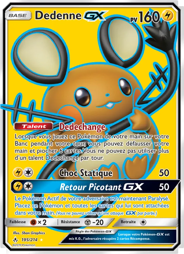 Dedenne GX Alliance Infaillible 195/214