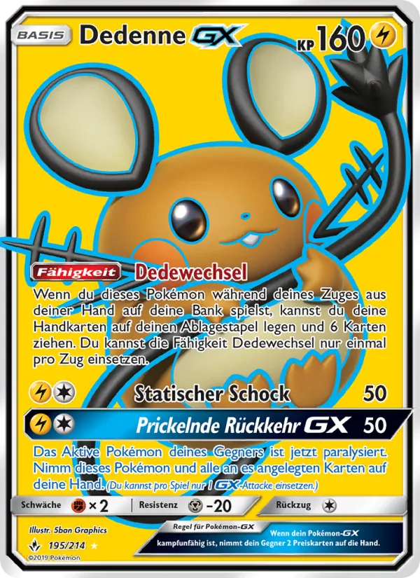 Dedenne GX Kräfte im Einklang 195/214