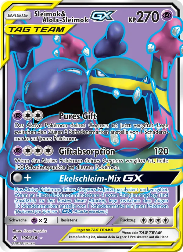 Sleimok & Alola-Sleimok GX Kräfte im Einklang 196/214
