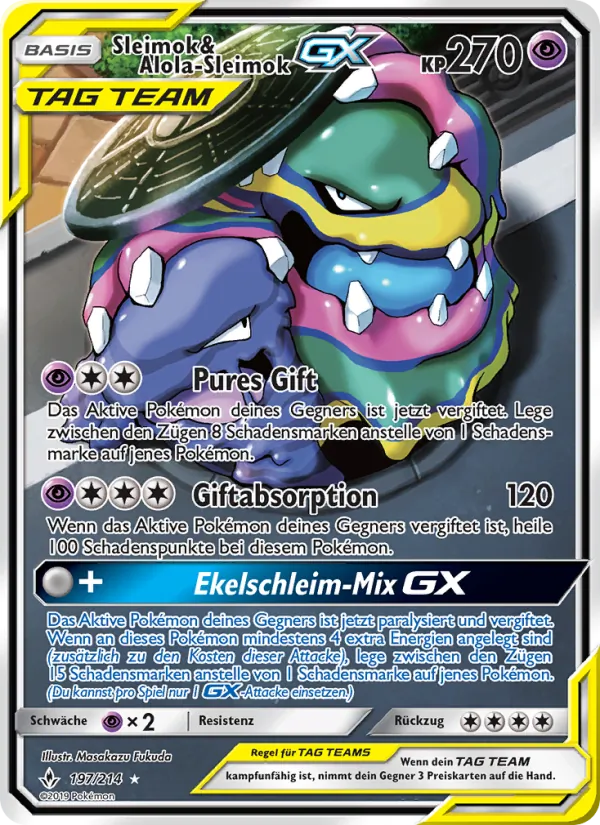 Sleimok & Alola-Sleimok GX Kräfte im Einklang 197/214