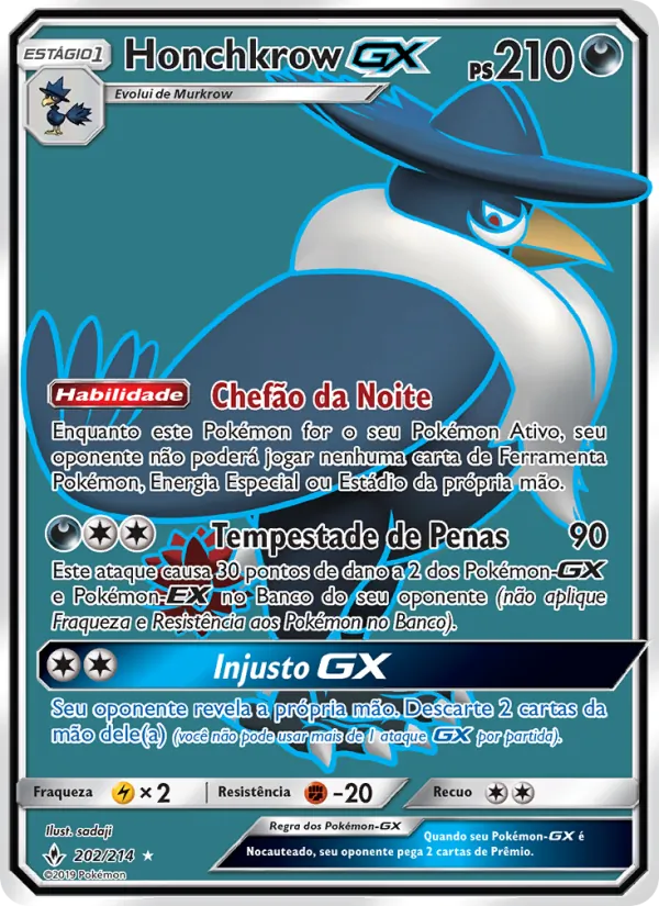 Honchkrow GX Elos Inquebráveis 202/214