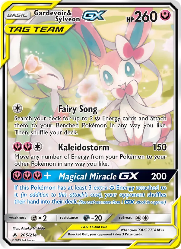 Gardevoir & Sylveon GX Unbroken Bonds 205/214