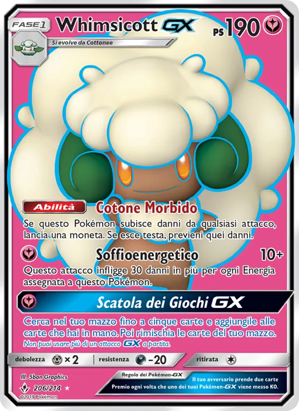 Whimsicott GX Legami Inossidabili 206/214