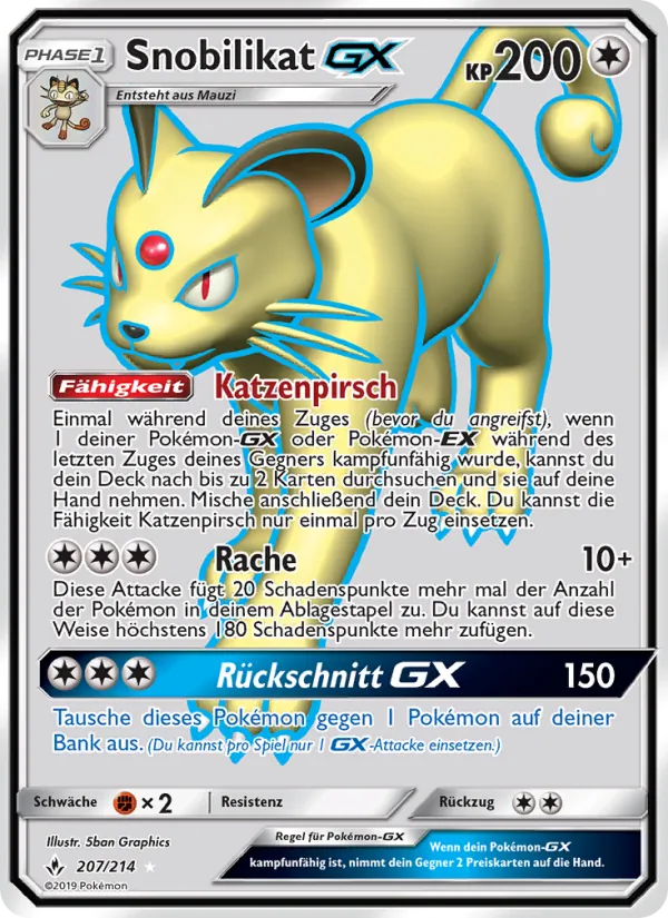 Snobilikat GX Kräfte im Einklang 207/214