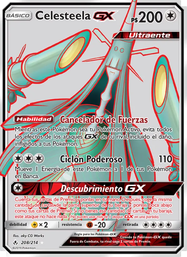 Celesteela GX Vínculos Indestructibles 208/214