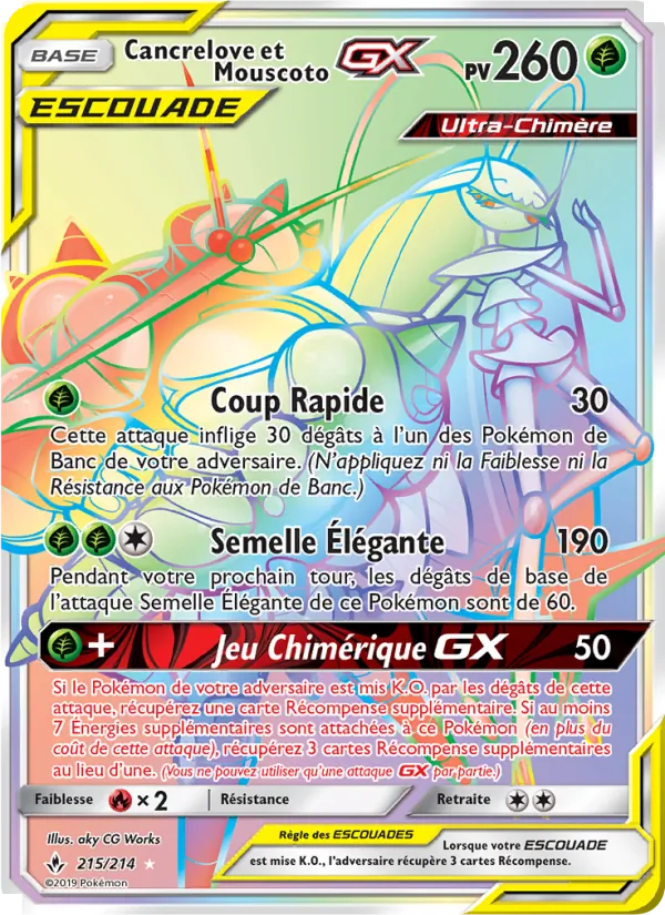 Cancrelove et Mouscoto GX Alliance Infaillible 215/214