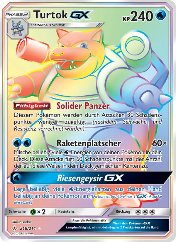 Turtok GX Kräfte im Einklang 218/214