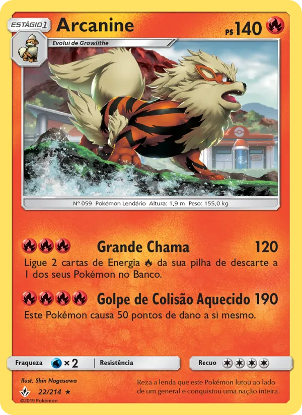 Arcanine Elos Inquebráveis 22/214
