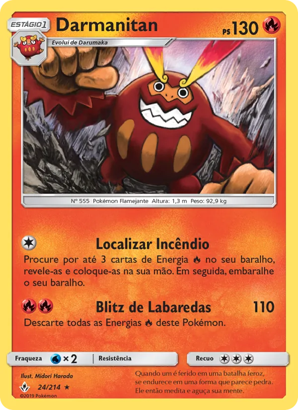 Darmanitan Elos Inquebráveis 24/214