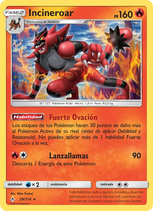 Incineroar Vínculos Indestructibles 29/214