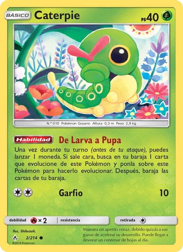 Caterpie Vínculos Indestructibles 2/214