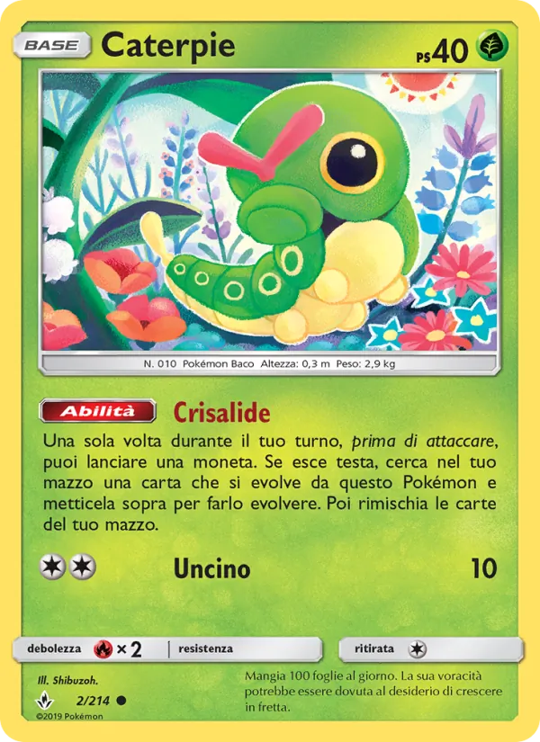Caterpie Legami Inossidabili 2/214
