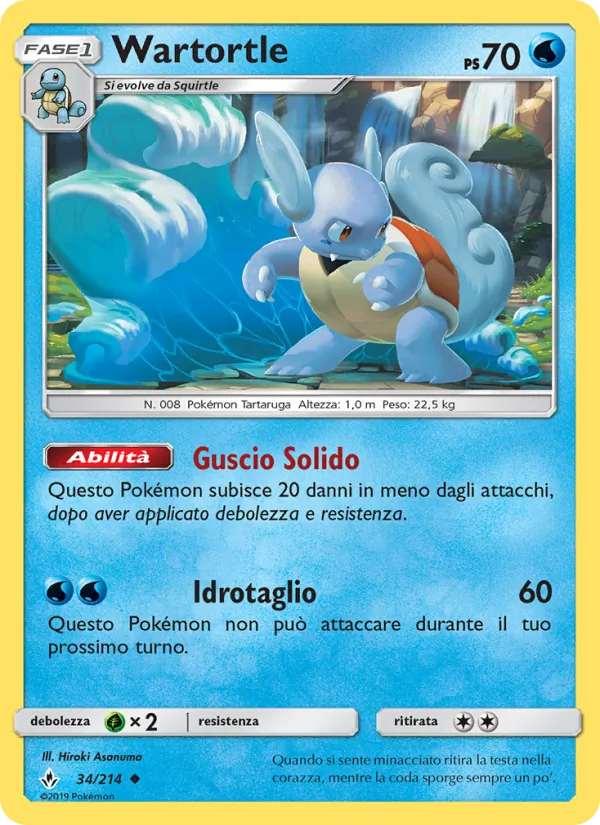 Wartortle Legami Inossidabili 34/214