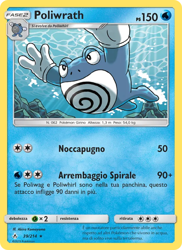 Poliwrath Legami Inossidabili 39/214