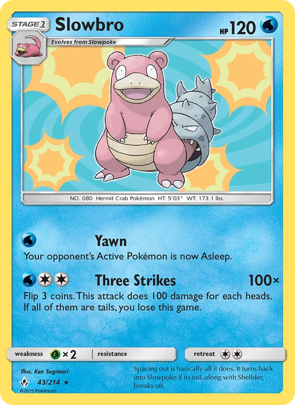 Slowbro Unbroken Bonds 43/214