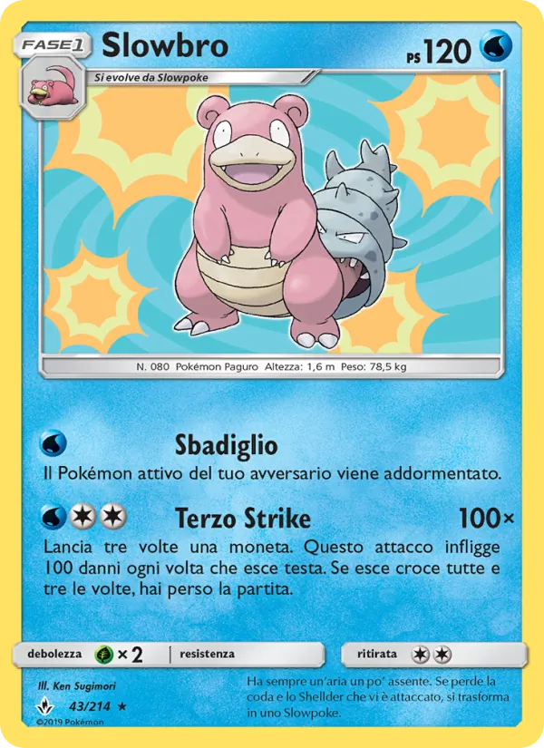 Slowbro Legami Inossidabili 43/214