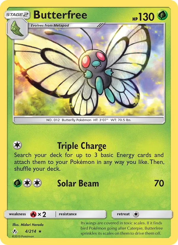 Butterfree Unbroken Bonds 4/214