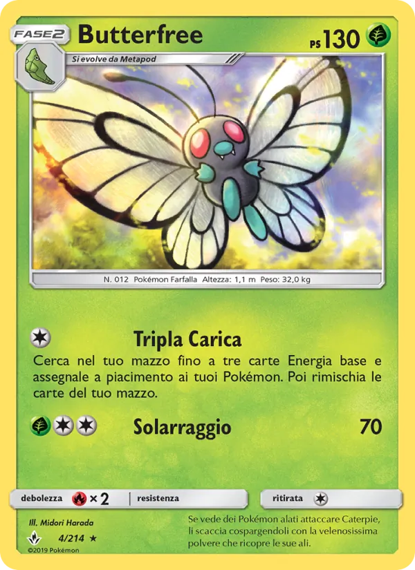 Butterfree Legami Inossidabili 4/214