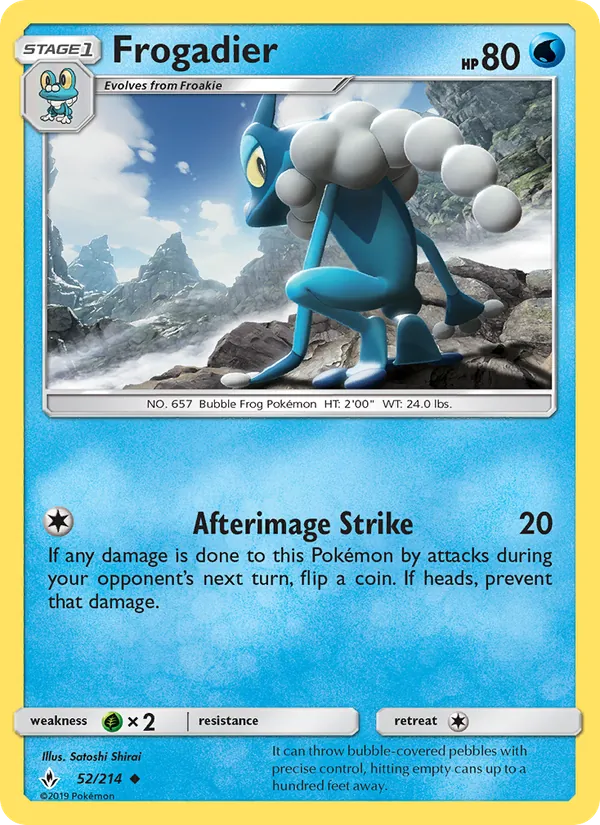 Frogadier Unbroken Bonds 52/214