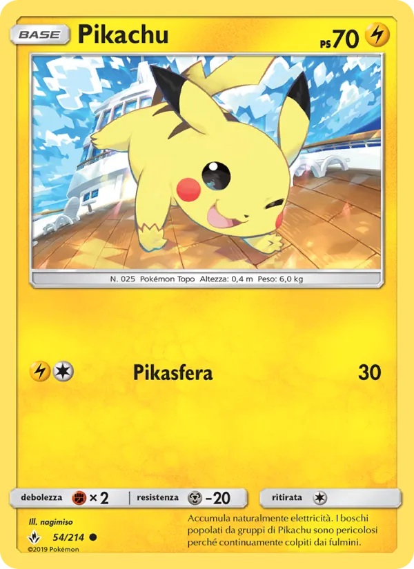 Pikachu Legami Inossidabili 54/214