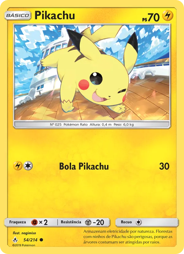 Pikachu Elos Inquebráveis 54/214