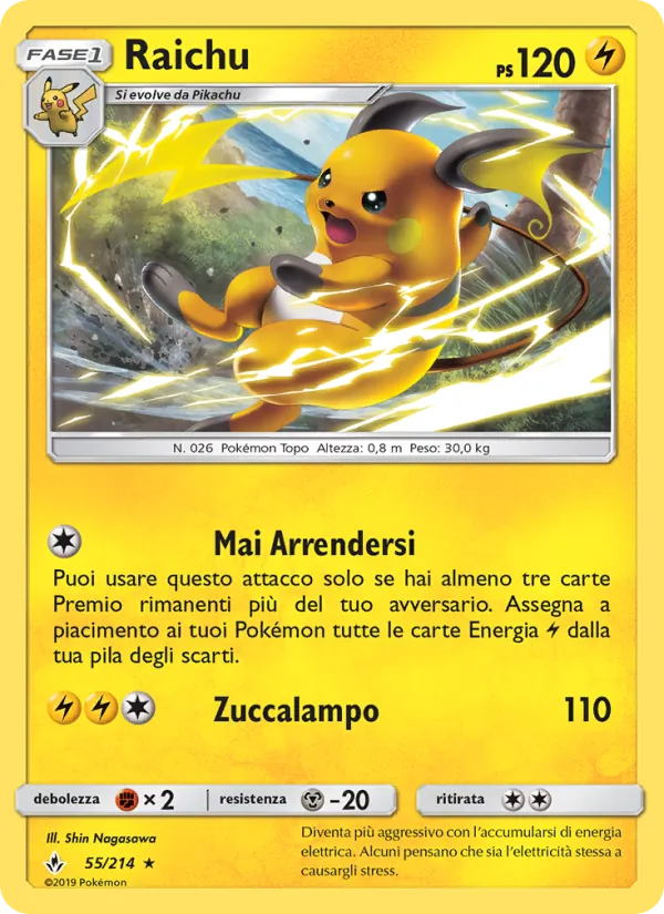 Raichu Legami Inossidabili 55/214