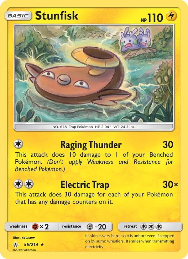 Stunfisk Unbroken Bonds 56/214