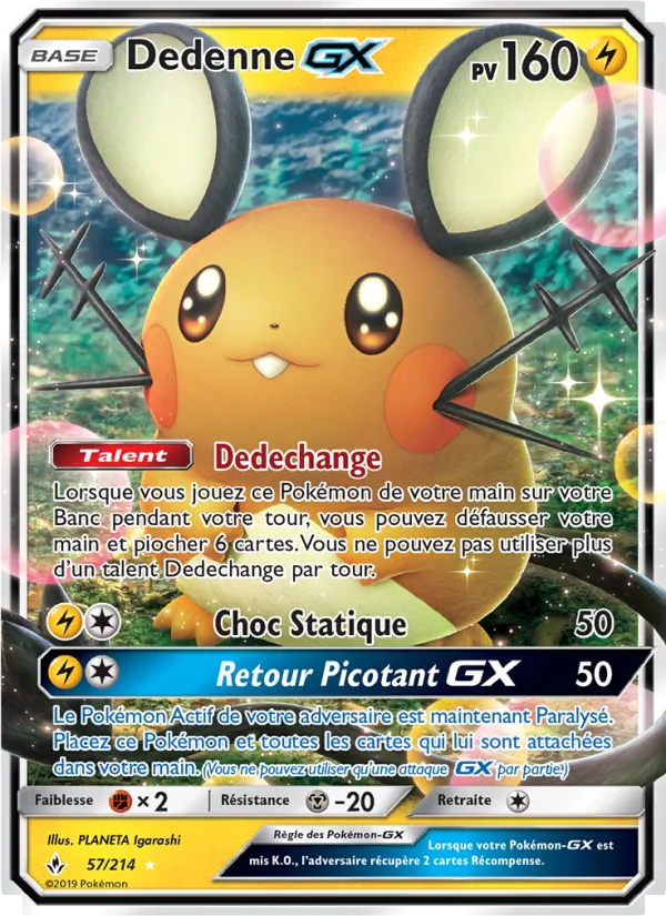 Dedenne GX Alliance Infaillible 57/214
