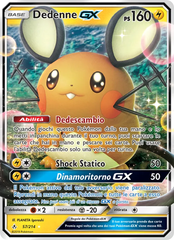 Dedenne GX Legami Inossidabili 57/214