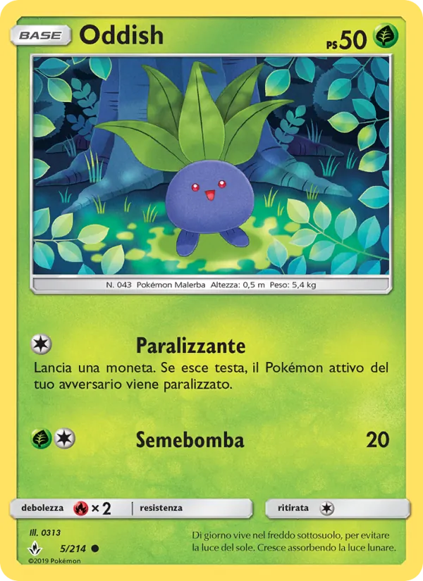 Oddish Legami Inossidabili 5/214