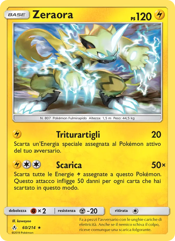 Zeraora Legami Inossidabili 60/214