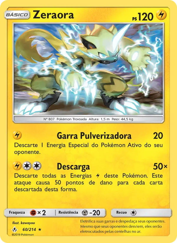 Zeraora Elos Inquebráveis 60/214
